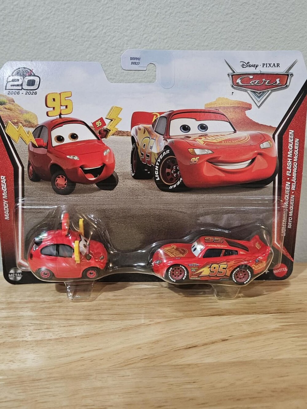 Disney Pixar Cars 20th Anniversary Maddy McGear Lightning McQueen 2-Pack
